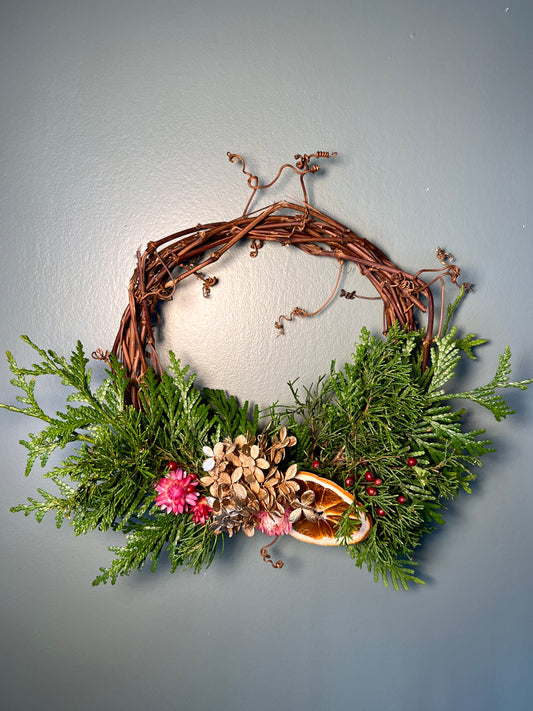 Mini Winter Wreath